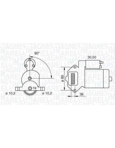 Motor de arranque Magneti Marelli 063187051010 - Motor de arranque nuevo