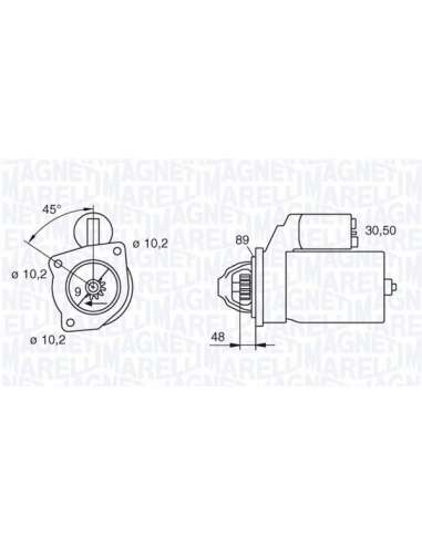 Motor de arranque Magneti Marelli 063206834010 - Motor de arranque nuevo