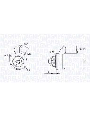 Motor de arranque Magneti Marelli 063102018010 - Motor de arranque nuevo