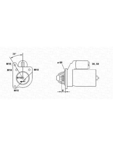 Motor de arranque Magneti Marelli 943251489010 - Motor de arranque reconstruido KIT