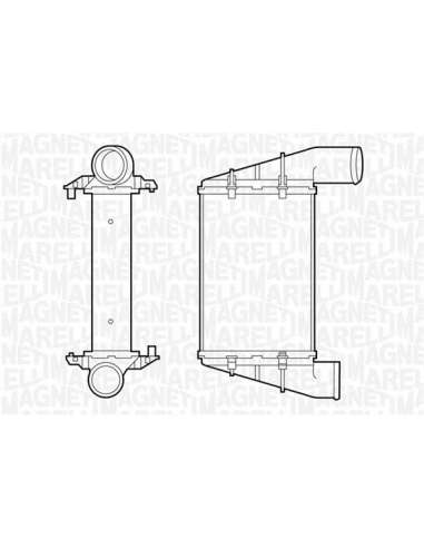Radiador de aire de admisión Magneti Marelli 351319201160 - Intercooler