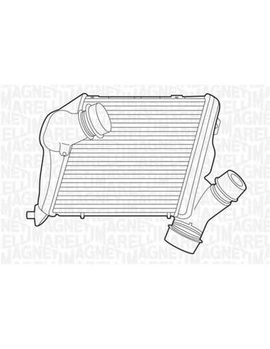 Radiador de aire de admisión Magneti Marelli 351319201270 - Intercooler