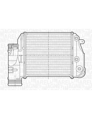 Radiador de aire de admisión Magneti Marelli 351319201320 - Intercooler