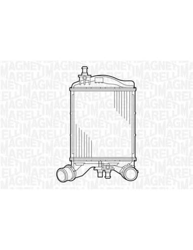 Radiador de aire de admisión Magneti Marelli 351319201520 - Intercooler