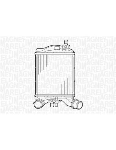 Radiador de aire de admisión Magneti Marelli 351319201530 - Intercooler