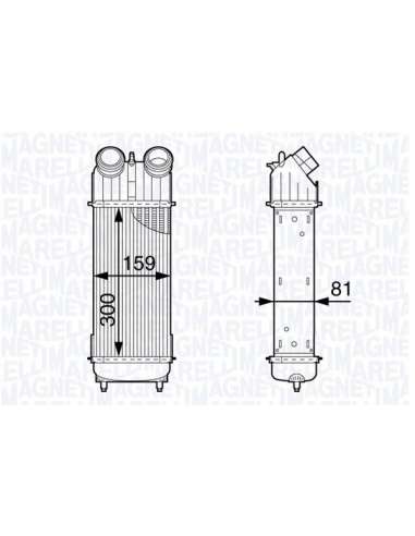 Radiador de aire de admisión Magneti Marelli 351319202030 - Intercooler