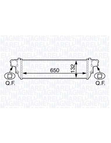 Radiador de aire de admisión Magneti Marelli 351319202060 - Intercooler