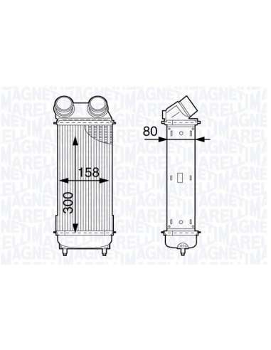 Radiador de aire de admisión Magneti Marelli 351319202070 - Intercooler