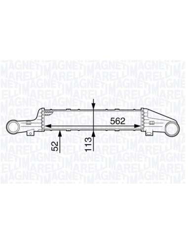 Radiador de aire de admisión Magneti Marelli 351319202120 - Intercooler