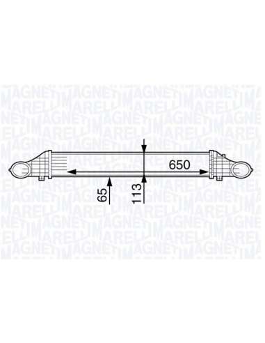 Radiador de aire de admisión Magneti Marelli 351319202140 - Intercooler