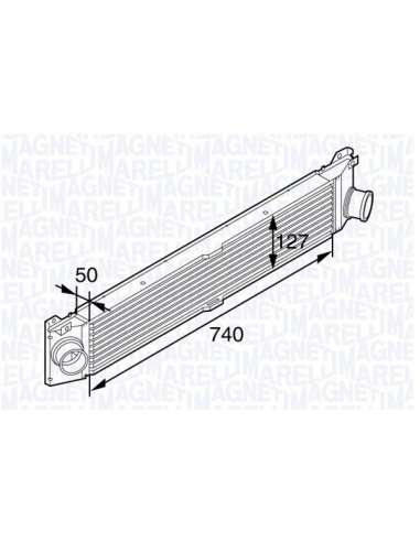 Radiador de aire de admisión Magneti Marelli 351319202150 - Intercooler