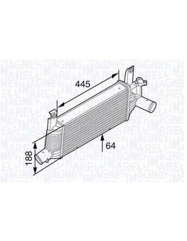 Radiador de aire de admisión Magneti Marelli 351319202240 - Intercooler