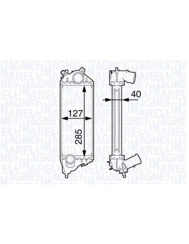 Radiador de aire de admisión Magneti Marelli 351319202610 - Intercooler