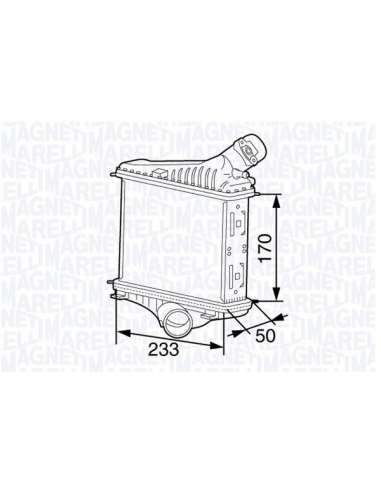 Radiador de aire de admisión Magneti Marelli 351319202660 - Intercooler