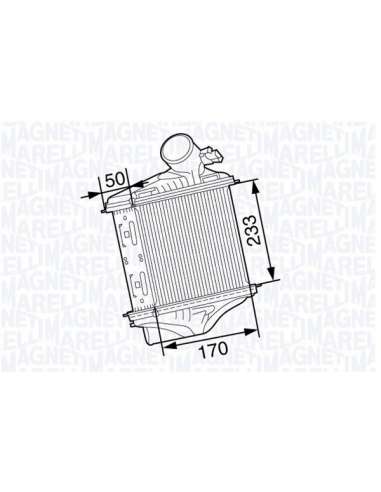 Radiador de aire de admisión Magneti Marelli 351319202710 - Intercooler