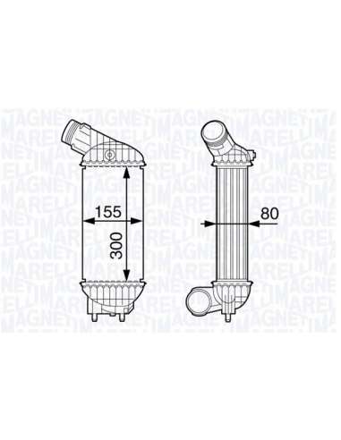 Radiador de aire de admisión Magneti Marelli 351319202790 - Intercooler