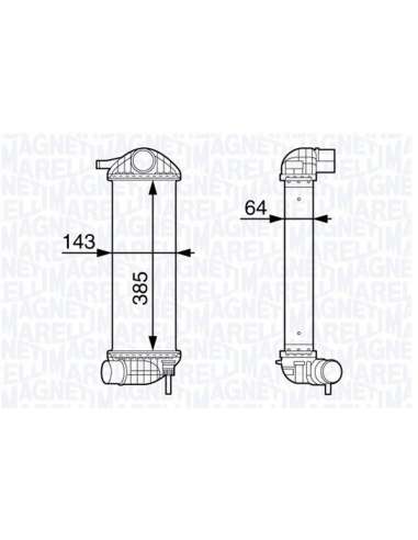 Radiador de aire de admisión Magneti Marelli 351319202940 - Intercooler
