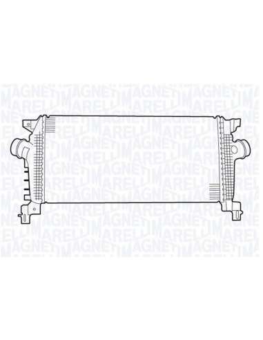 Radiador de aire de admisión Magneti Marelli 351319203390 - Intercooler