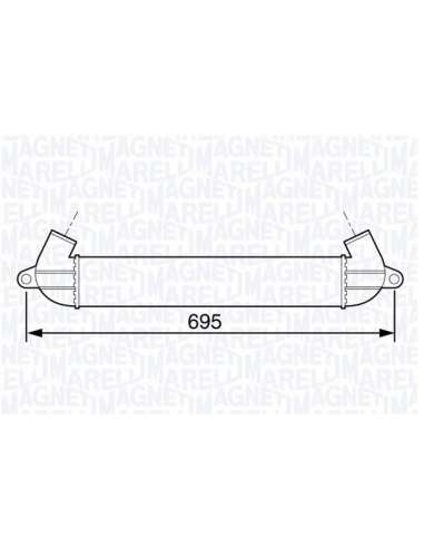 Radiador de aire de admisión Magneti Marelli 351319203440 - Intercooler