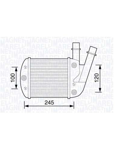 Radiador de aire de admisión Magneti Marelli 351319203450 - Intercooler