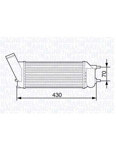Radiador de aire de admisión Magneti Marelli 351319203530 - Intercooler