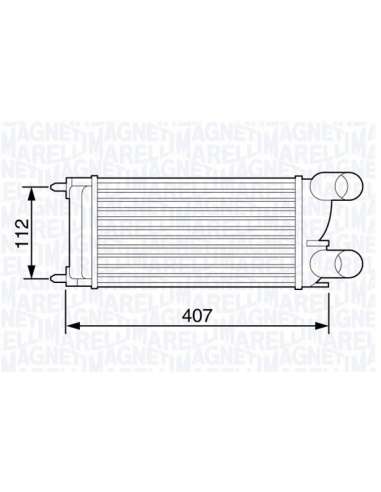 Radiador de aire de admisión Magneti Marelli 351319203550 - Intercooler