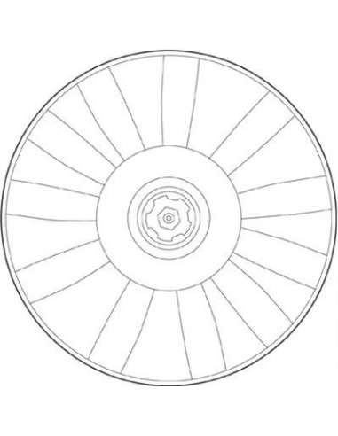 Ventilador, refrigeración del motor Magneti Marelli 069422227010 - Electroventilador del radiador