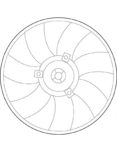 Ventilador, refrigeración del motor Magneti Marelli 069422228010 - Electroventilador del radiador