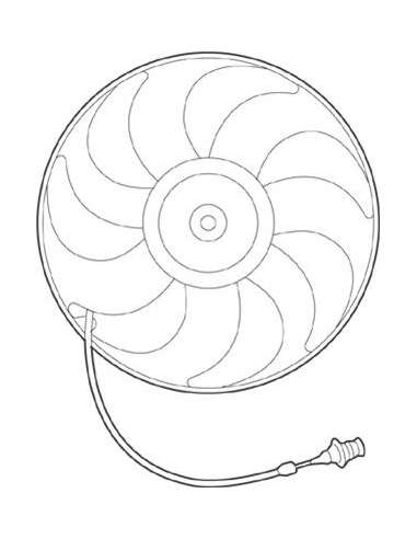 Ventilador, refrigeración del motor Magneti Marelli 069422229010 - Electroventilador del radiador