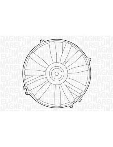 Ventilador, refrigeración del motor Magneti Marelli 069422231010 - Electroventilador del radiador