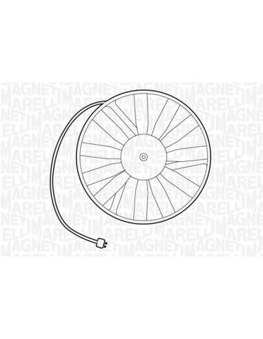 Ventilador, refrigeración del motor Magneti Marelli 069422235010 - Electroventilador del radiador