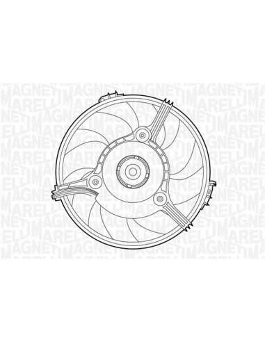 Ventilador, refrigeración del motor Magneti Marelli 069422263010 - Electroventilador del radiador