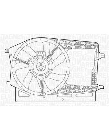 Ventilador, refrigeración del motor Magneti Marelli 069422278010 - Anulada