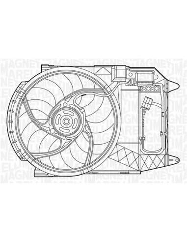 Ventilador, refrigeración del motor Magneti Marelli 069422280010 - Electroventilador del radiador