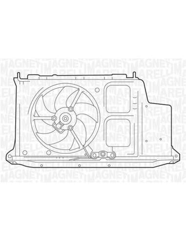 Ventilador, refrigeración del motor Magneti Marelli 069422282010 - Anulada