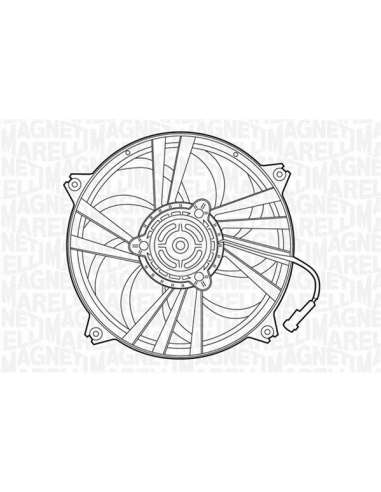 Ventilador, refrigeración del motor Magneti Marelli 069422288010 - Electroventilador del radiador