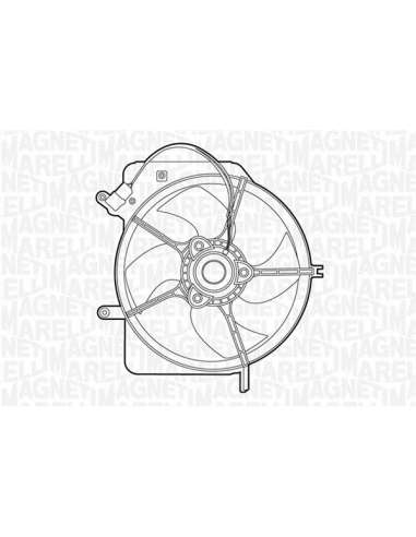 Ventilador, refrigeración del motor Magneti Marelli 069422322010 - Electroventilador del radiador