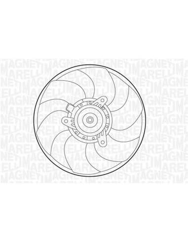 Ventilador, refrigeración del motor Magneti Marelli 069422372010 - Electroventilador del radiador
