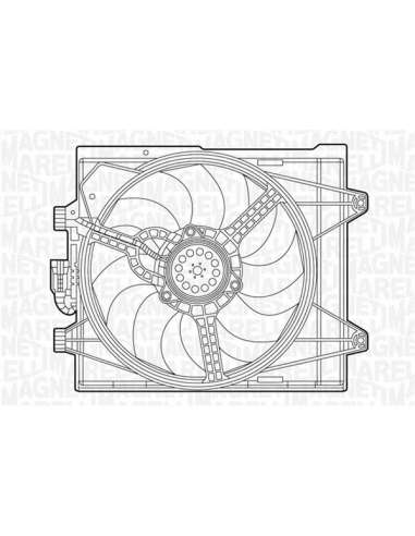 Ventilador, refrigeración del motor Magneti Marelli 069422448010 - Electroventilador del radiador