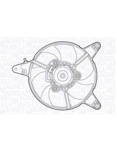 Ventilador, refrigeración del motor Magneti Marelli 069422471010 - Electroventilador radiador