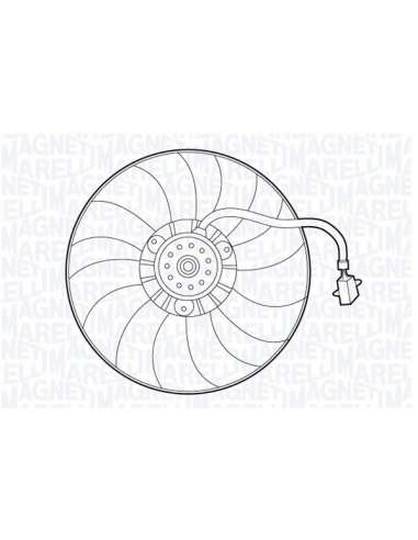 Ventilador, refrigeración del motor Magneti Marelli 069422476010 - Electroventilador radiador