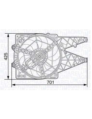 Ventilador habitáculo Magneti Marelli 069412502010 - Electroventilador radiador