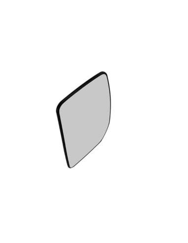 Cristal de espejo, retrovisor exterior Der. Magneti Marelli 182209063880 - Cristal espejo retrovisor principal  convexo ...