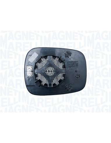 Cristal de espejo, retrovisor exterior Der. Magneti Marelli 351991303330 - Cristal espejo retrovisor con sopor te asfÃ©r...