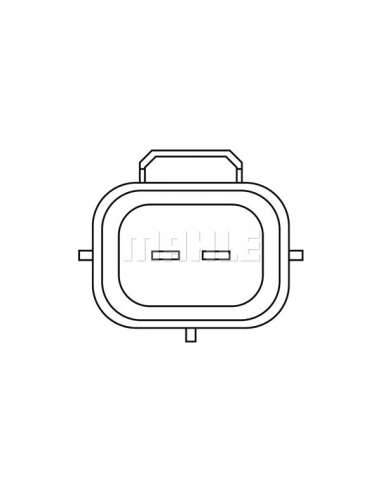 Sensor, temperatura del compartimento del motor Mahle MST 2 - Sensor Temperatura Nagares