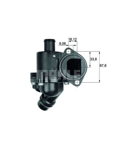 Termostato, refrigerante Mahle TM 3 100 - TERMOSTATO MAHLE