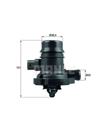 Termostato, refrigerante Mahle TM 36 103 - TERMOSTATO MAHLE