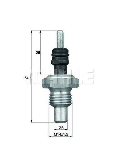 Sensor, temperatura del refrigerante Mahle TSE 5 - TERMOSTATO MAHLE