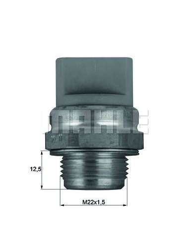 Interruptor de temperatura, ventilador del radiador Mahle TSW 11 - TERMOSTATO MAHLE