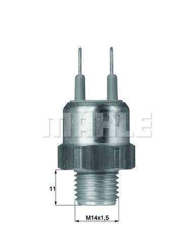 Interruptor de temperatura, ventilador del radiador Mahle TSW 15D - TERMOSTATO MAHLE